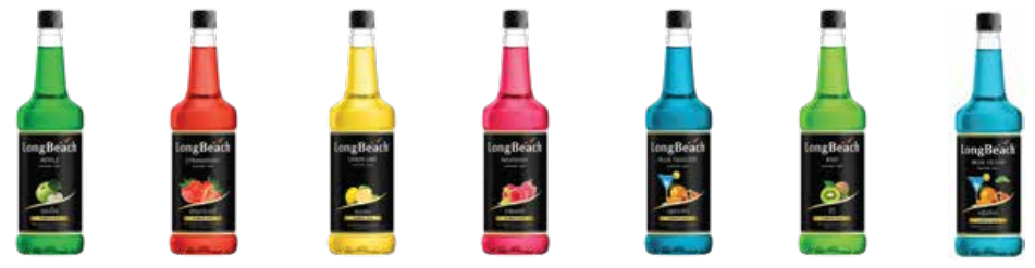 LongBeach Fruit Syrup 740 ml All Variant